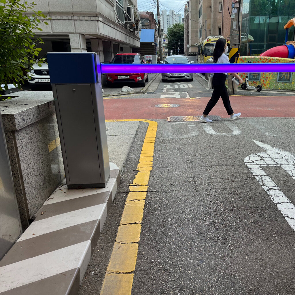 barrier gate of ANPR parking system