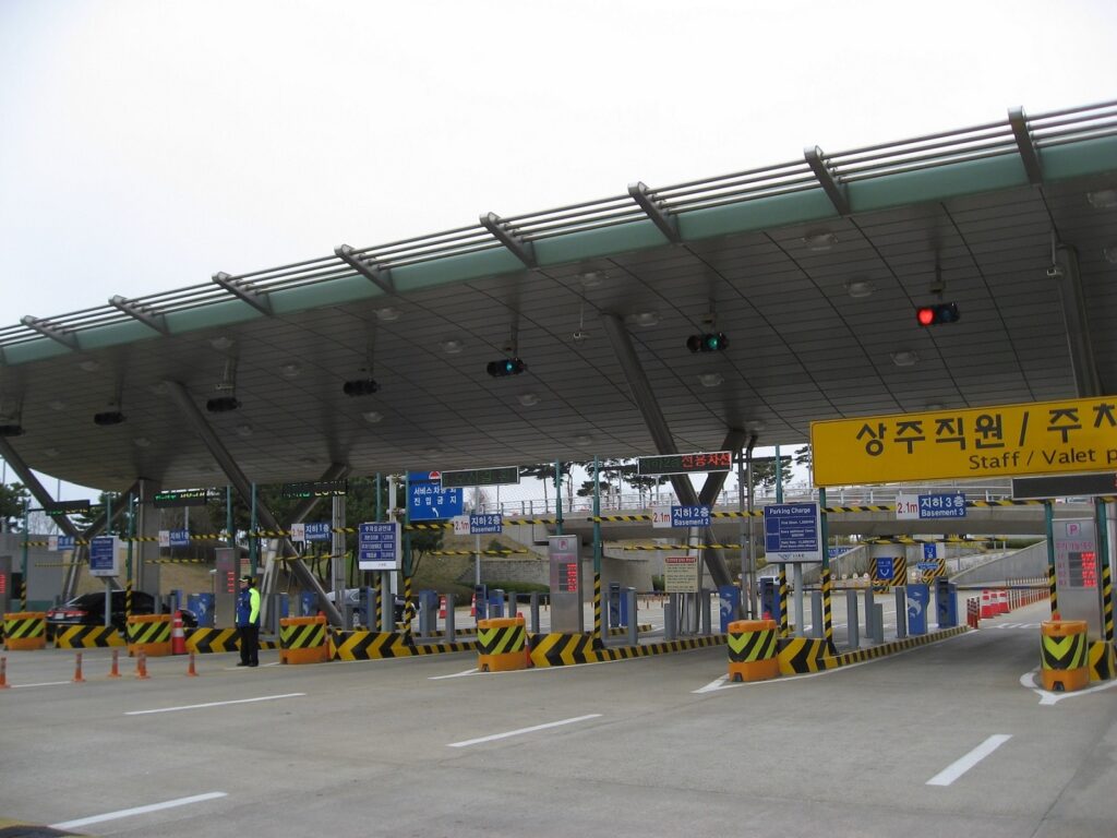 car parking system with LPR applied