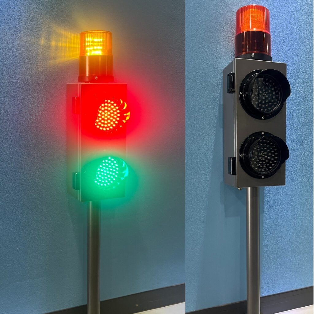 Warning light with 2color